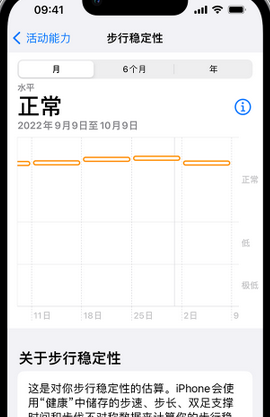 白水iPhone手机维修如何在iPhone开启'步行稳定性通知'