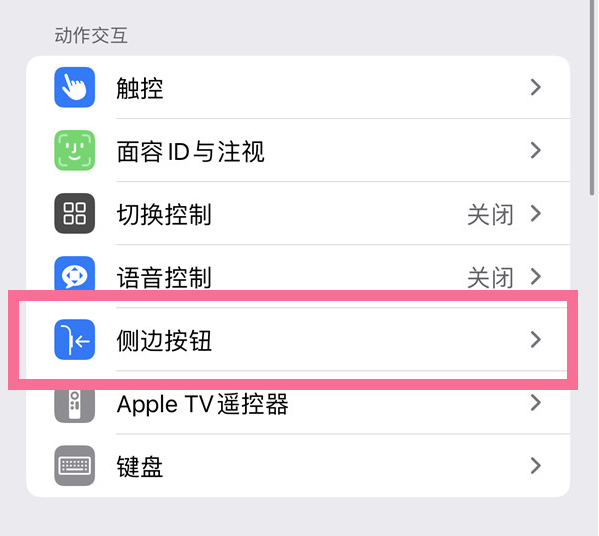 白水苹果14维修店分享iPhone14 Plus侧键双击下载功能关闭方法 