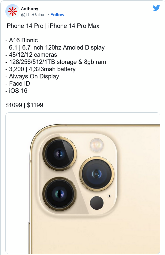 白水苹果14维修分享iPhone 14全系涨价 