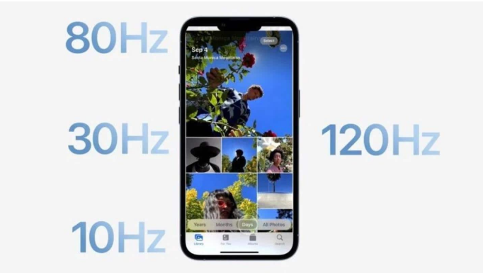 白水苹果14维修分享iPhone 14有高刷吗 