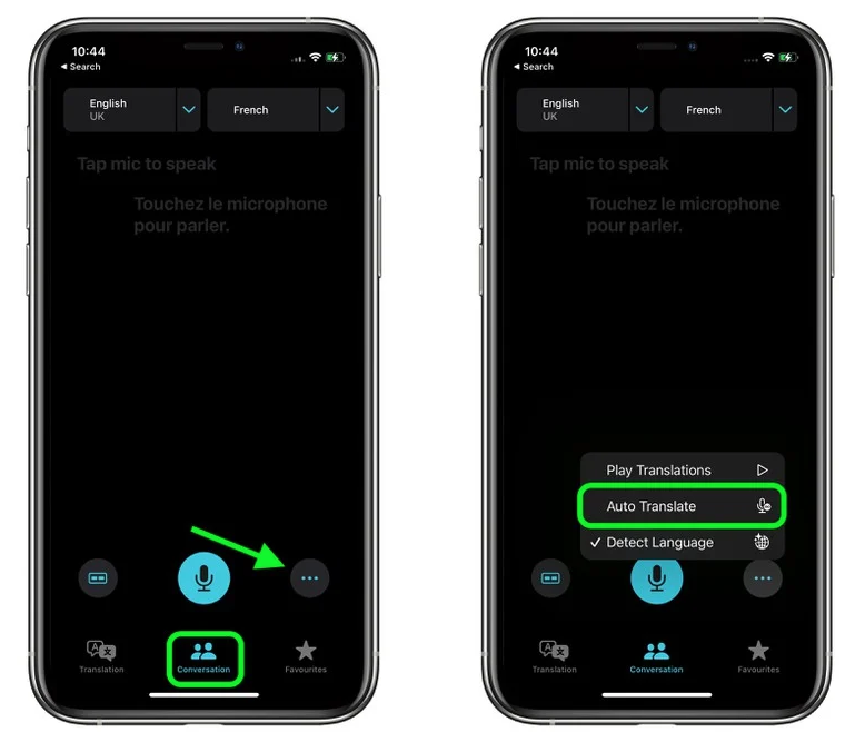白水苹果手机维修分享iOS 15 “翻译” App 新改进 